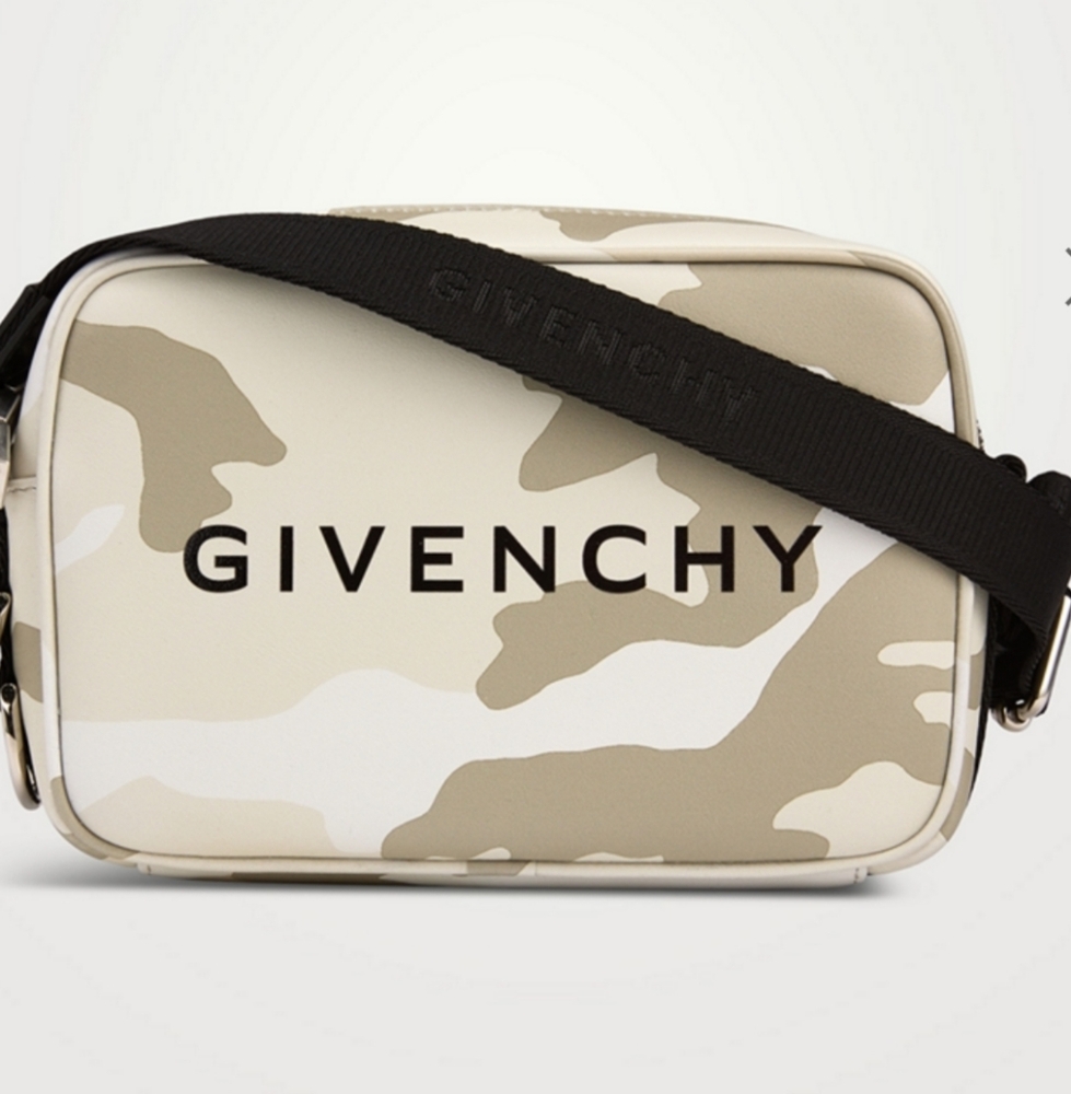 G-Essentials Leather Camera Bag InCamo Print